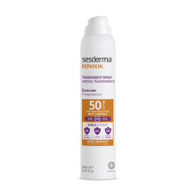 Repaskin transparent Spray Fotoprotector| SESDERMA |200ml |Protección Corporal SPF 50 UVA/UVB/IR
