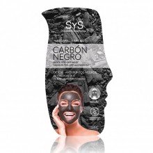 Mascarilla Facial  Peeling Carbón Negro | SyS |10ml. | Absorber Toxinas y Aumentar el Brillo y Suavidad.