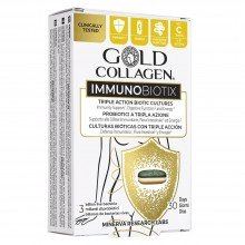 Gold Collagen Inmunobiotix | Minerva Ltd | 30Cáps | Refuerza las Defensas