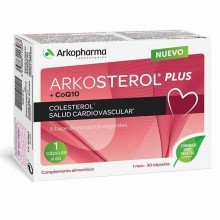 Arkosterol Plus Levadura Roja de Arroz 30 cápsulas| Arkopharma | Colesterol y Salud Cardiovascular