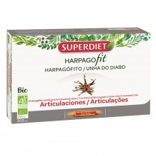 HarpagoFit BIO | Superdiet |20Amp. 15 ml| Alta concentración | Harpagofito Antiinflamatorio - Dolor Articulaciones y Huesos