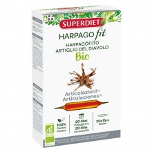 HarpagoFit BIO | Superdiet |20Amp. 15ml. 1.400mg | Alta concentración | Harpagofito Antiinflamatorio - Articulaciones y Huesos