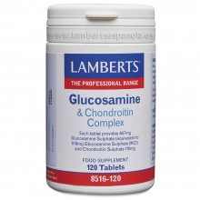 Sulfato de Glucosamina 2KCl | Lamberts | 120 Comp. 700mg | Articulaciones - Cartígalo