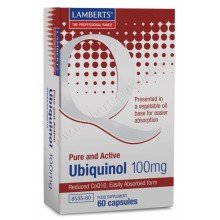 Ubiquinol 100 mg | Lamberts |60capsulas |Ayuda a la producción de energía y acción antioxidante