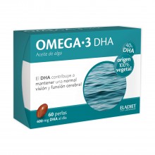 Omega3 DHA| Eladiet|60 perlas| Se encarga de la visión y función cerebral