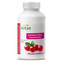 Arándano Rojo Concentrado + Hibisco y Probióticos | Sotya  | 90 Cáps de 650 mgr | Infecciones Urinarias - Antioxidante