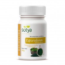 Espirulina|Sotya|100cáp De 400mg|se recomienda en dietas restrictivas - alto contenido en vit b12