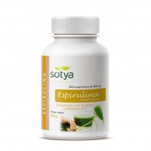 Espirulina|Sotya|200 cáp De 400 mg|dieta- vegetarianas- anemias|aporta gran cantidad de nutrientes