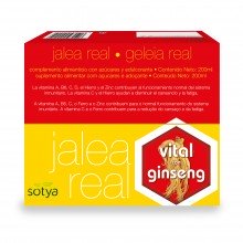 Jalea Real Vital con Ginseng | Sotya | 20 ampollas de 10ml | Energizante -  Sistema inmunitario