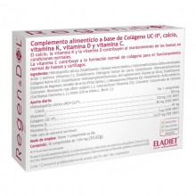 RegenDol - Regen&Dol Colágeno UCII | Eladiet | 30 Compr | Redensifica y recupera huesos y articulaciones