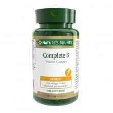 B-Complex Complejo de Vitamina B| Nature's Bounty  | 100 comp. | Potencia los niveles de energía y la vitalidad