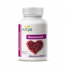 Resverasot | Sotya | 60 cáps. 510 mg |  se recomienda para la insuficiencia venosa