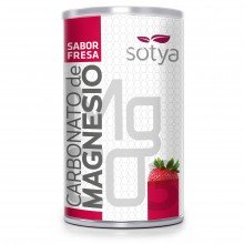 Carbonato de Magnesio Fresa| Sotya | bote polvo 180 gr| Salud digestiva e intestinal