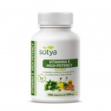 Vitamina E High Potency| Sotya 100 Cápsulas de 500mg |evita el envejecimiento prematuro de las células