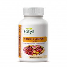 Vitamin C Complex | Sotya | 90 comprimidos de 1 gr |estimula el sistema inmune
