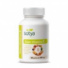 Súper Vitamina E| Sotya | 60 Perlas de 596mg. | protección de las células frente al daño oxidativo