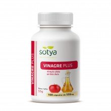 Vinagre Plus| Sotya |  100 Cápsulas de 550mg.  |  posee propiedades desintoxicantes y depurativas