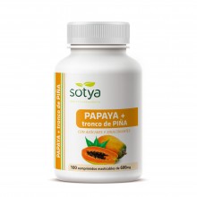 Papaya | Sotya | 100cáp De 500mg|efecto calmante y antiséptico sobre los intestinos