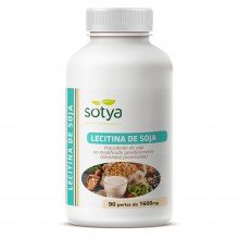 Lecitina de Soja | Sotya |90 cáps de 1600 mgr. | Ayuda a mantener los niveles de colesterol