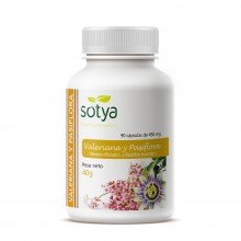 Valeriana y Pasiflora | Sotya | 90 Cápsulas de 450mg|  controla la ansiedad y nerviosismo