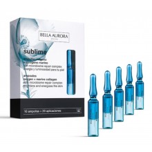 Sublime | Bella Aurora| 10 unid x 2ml |Tratamiento antiedad en ampollas con colágeno