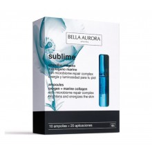 Sublime | Bella Aurora| 10 unid x 2ml |Tratamiento antiedad en ampollas con colágeno