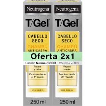 T/GEL| Neutrogena| Johnson& Johnson| 250+250ml |Champú Anticaspa para Cabello Seco