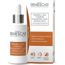 Vitamina C & Ácido Hialurónico | Remescar | 30 ml.| Fórmula Bio |Suaviza la piel y evita la hiperpigmentación