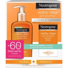 Visibly Clear | Neutrogena| Johnson& Johnson| 50 ml + 200ml| Pack Cuidado Facial Diario