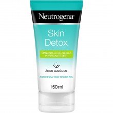 Skin Detox | Neutrogena| Johnson& Johnson| 150ml|Mascarilla de Arcilla Purificante 2 en 1