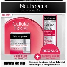 Pack Cellular Boost | Neutrogena| Johnson& Johnson| 50ml + 15 ml|Facial Concentrado Día  + contorno ojos