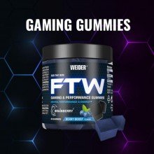 Gummies Gaming| Weider |40Gominolas |sabor Arándano |Gominolas para jugar y rendir