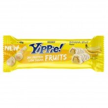 Yippie! Banana Split | Weider |36% de proteína|45gr| Bar Snack rico en proteínas y energías