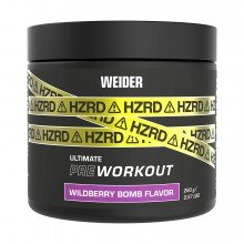 HZRD Ultimate Pre Workout| Weider |260 gr| Wildberry bomb| Protección pre-entrenamiento