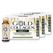 Gold Collagen Hairlift 30 días | Minerva Research Labs | Pack de 30 x 50ml | Colágeno para el Pelo
