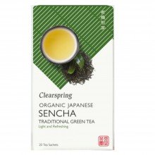 Sencha Traditional Green tea| Clearspring| 20 bolsitas | Té verde en hojas | Best Of Japan