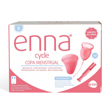 Copa menstrual  S| Enna | Ecareyou | 2 Copas de la talla S+ apli. | Salud íntima femenina