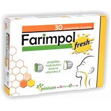 Farimpol Fresh| Pinisan | 30 comprimidos Chupables | para Calmar la garganta