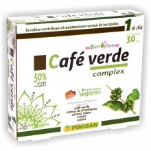Café Verde complex | Slim Line | Pinisan | 30capsulas| acelera el funcionamiento del organismo