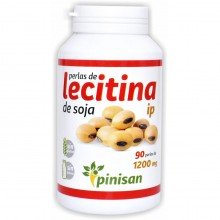 Perlas Lecitina  | Pinisan | 90 cáp de 1200mg | reduce el colesterol