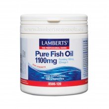 Pure Fish Oil |Aceite de Pescado Puro | Lamberts | 120 Caps 1100 mgr |funcionamiento normal del cerebro y del corazón