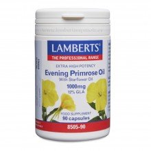 Evening Primerose Oil |Aceite de Onagra con Borraja | Lamberts | 90 Cáps de 1000 mgr |Mujeres durante la menopausia
