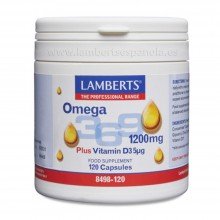 Ácidos Grasos Omega 3-6-9 | Lamberts | 120 Cáps de 1200 mgr | sist Cardiaco – mente – visión