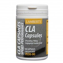 CLA capsules | Lamberts | 90 comp. 800 mg |  Menos grasa y más músculo