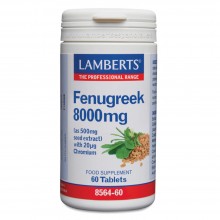 Fenugreek - Fenogreco | Lamberts | 60 tablet. 8.000 mg | niveles normales de glucosa en sangre