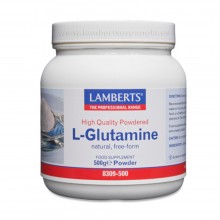L-Glutamina en polvo | Lamberts | 500gr | Reparación de los Tejidos e Intestino