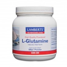 L-Glutamina | Lamberts | 500gr - Polvo | Reparación de los Tejidos e Intestino