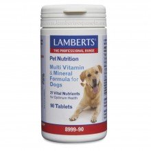 Multivitaminas y Minerales para perros | Lamberts | 90 comp. | nutricion perros