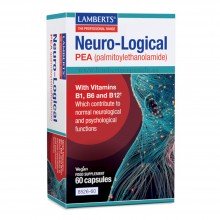 Neuro-Logical  - PEA Palmitoylethanolamide | Lamberts | 60 cáps.| Función neurológica - Dolor Neurálgico