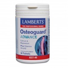Osteoguard ADVANCE | Lamberts | 90 comp con calcio | Bienestar Óseo y muscular